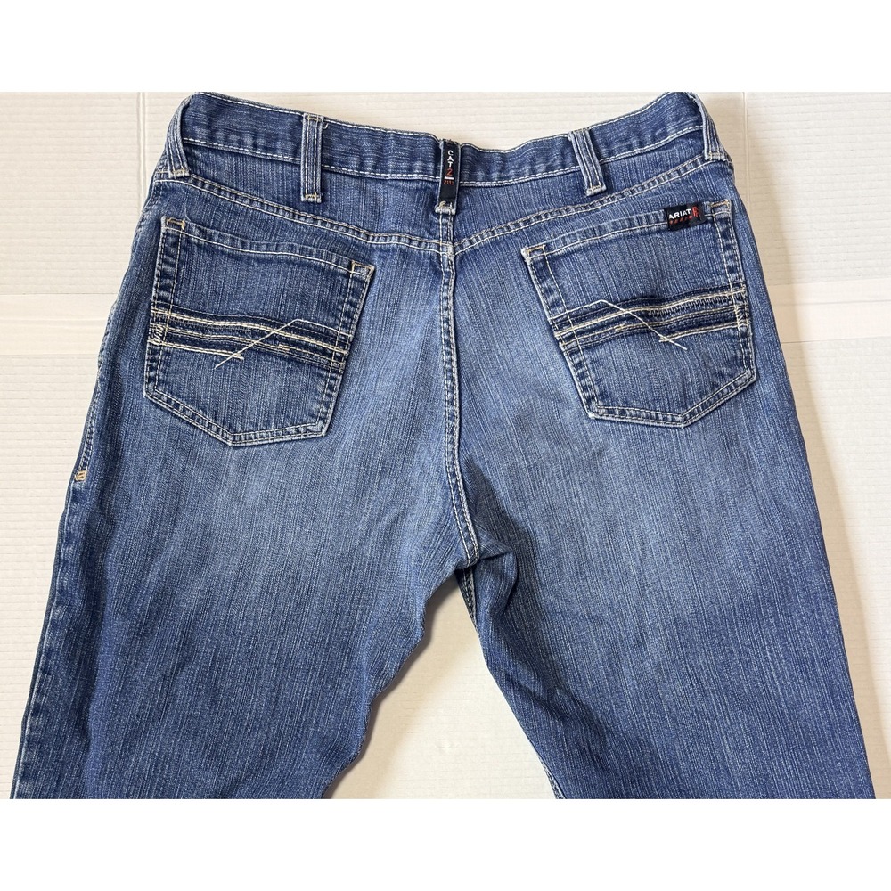 ARIAT M4 FR - Men's Low Rise Straight Flame Resistant Denim Jeans - Size 36x36